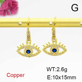 Fashion Copper Earrings  F6E403908bbov-L024