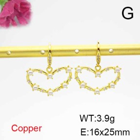 Fashion Copper Earrings  F6E403914bbov-L024
