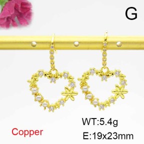 Fashion Copper Earrings  F6E403917bbov-L024