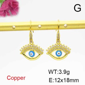 Fashion Copper Earrings  F6E403926bbov-L024