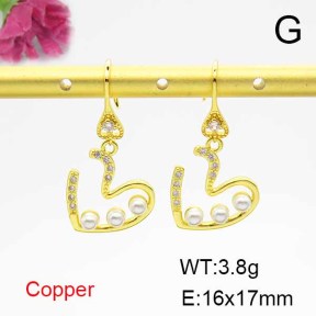 Fashion Copper Earrings  F6E403927bbov-L024