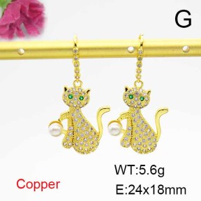 Fashion Copper Earrings  F6E403932vbpb-L024