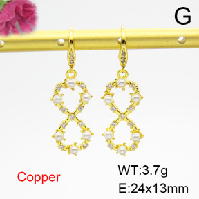 Fashion Copper Earrings  F6E403933bbov-L024