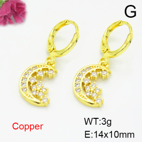 Fashion Copper Earrings  F6E403935vbnb-L024