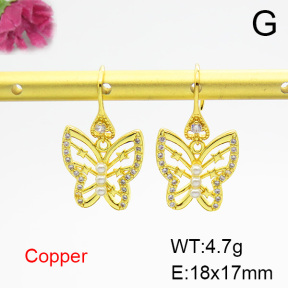 Fashion Copper Earrings  F6E403937bbov-L024