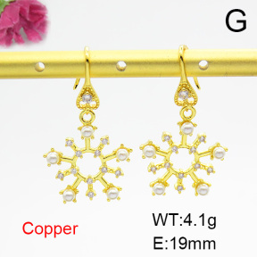 Fashion Copper Earrings  F6E403938bbov-L024