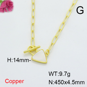 Fashion Copper Necklace  F6N300779vbnb-L024