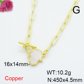 Fashion Copper Necklace  F6N300780vbnb-L024