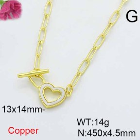 Fashion Copper Necklace  F6N300785vbnb-L024