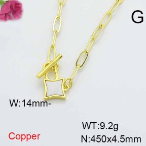 Fashion Copper Necklace  F6N300786vbnb-L024