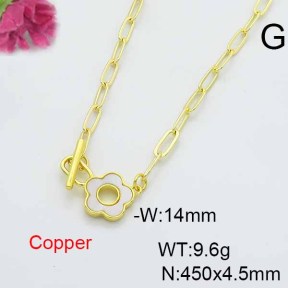Fashion Copper Necklace  F6N300788vbnb-L024