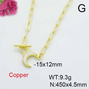 Fashion Copper Necklace  F6N300789vbnb-L024