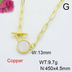 Fashion Copper Necklace  F6N300790vbnb-L024