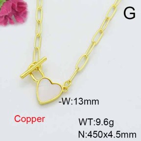 Fashion Copper Necklace  F6N300791vbnb-L024