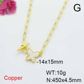 Fashion Copper Necklace  F6N300792vbnb-L024