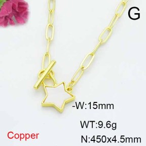 Fashion Copper Necklace  F6N300793vbnb-L024