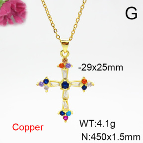 Fashion Copper Necklace  F6N404323baka-L024