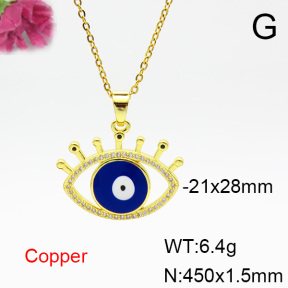 Fashion Copper Necklace  F6N404340baka-L024