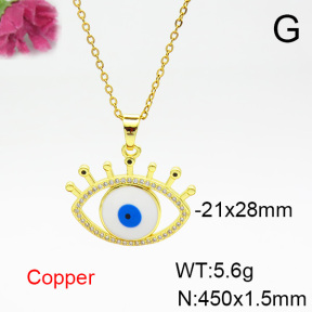 Fashion Copper Necklace  F6N404341baka-L024