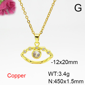 Fashion Copper Necklace  F6N404343vail-L024