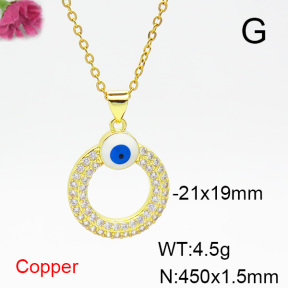 Fashion Copper Necklace  F6N404345baka-L024