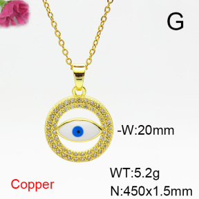 Fashion Copper Necklace  F6N404346baka-L024