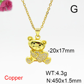 Fashion Copper Necklace  F6N404349aajl-L024