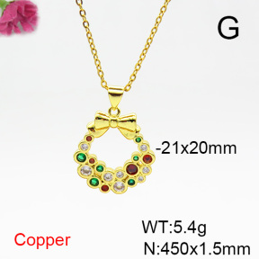 Fashion Copper Necklace  F6N404353baka-L024