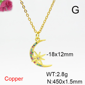 Fashion Copper Necklace  F6N404360vail-L024