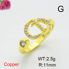 Fashion Copper Ring  F6R401145aajl-L024