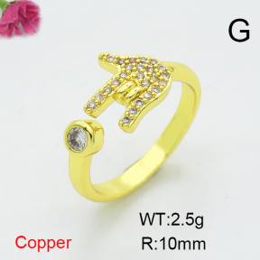 Fashion Copper Ring  F6R401151aajl-L024