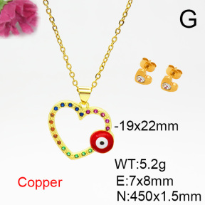 Fashion Copper Sets  F6S004147aajl-L024