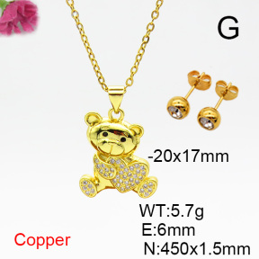 Fashion Copper Sets  F6S004164aajl-L024