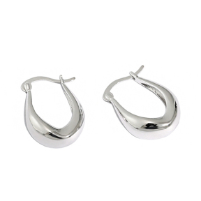 925 Silver Earrings WT:3.9g Inner:9*14.8mmT:7.15mm JE2142ajoo-Y18 EB070