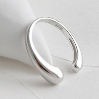 925 Silver Ring WT:3g 4.7mm JR2108aiok-Y18 JT350