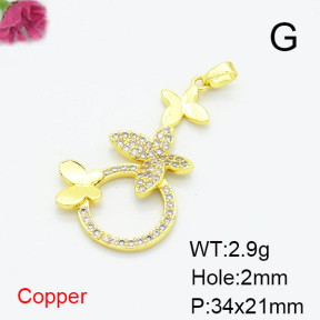 Fashion Copper Pendant  XFPC06928baka-L024