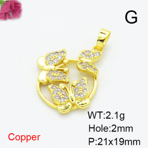 Fashion Copper Pendant  XFPC06930aajl-L024