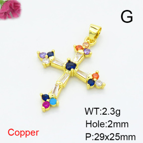 Fashion Copper Pendant  XFPC06932baka-L024