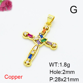 Fashion Copper Pendant  XFPC06934aajl-L024
