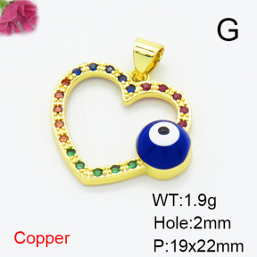 Fashion Copper Pendant  XFPC06955aajl-L024