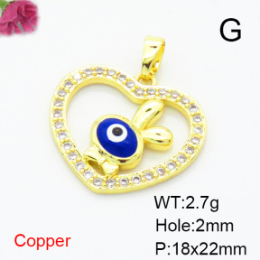 Fashion Copper Pendant  XFPC06962aajl-L024