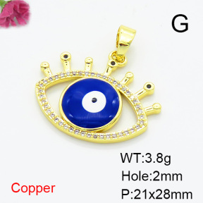 Fashion Copper Pendant  XFPC06969baka-L024