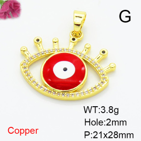 Fashion Copper Pendant  XFPC06973baka-L024