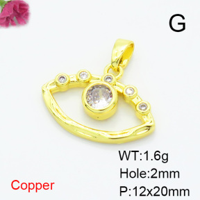 Fashion Copper Pendant  XFPC06977vail-L024
