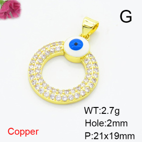 Fashion Copper Pendant  XFPC06981baka-L024