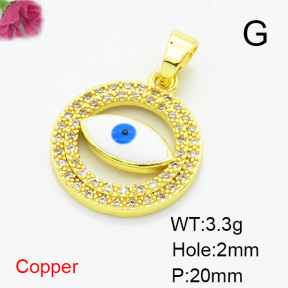 Fashion Copper Pendant  XFPC06983baka-L024