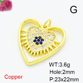 Fashion Copper Pendant  XFPC06985baka-L024