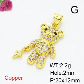 Fashion Copper Pendant  XFPC06987aajl-L024