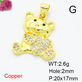 Fashion Copper Pendant  XFPC06989aajl-L024