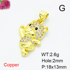 Fashion Copper Pendant  XFPC06991aajl-L024